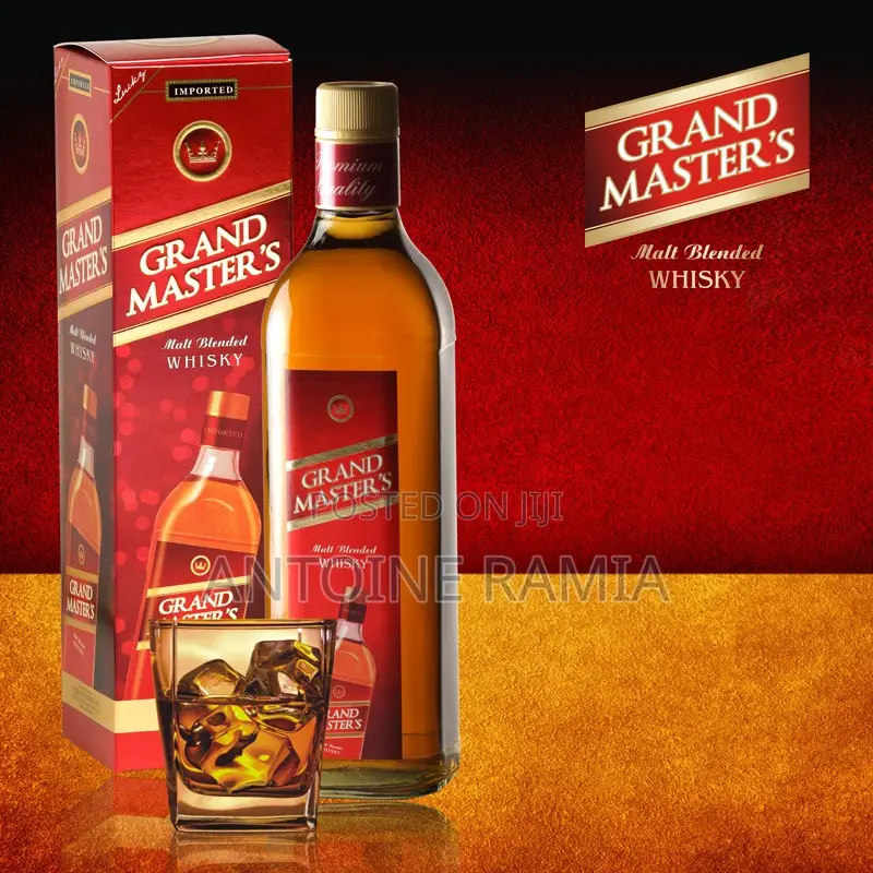 Grand Master’s Red Blended Whisky – Genuine Imported