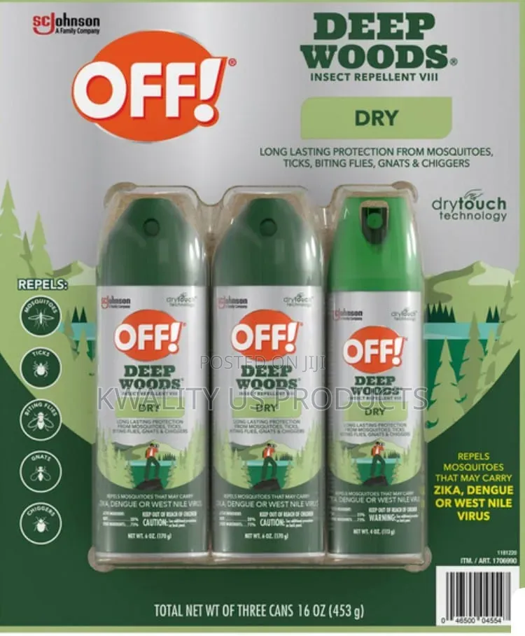 OFF Deep Woods Insect Repellent - 3 Pack