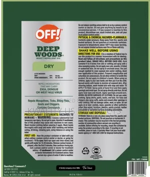 OFF Deep Woods Insect Repellent - 3 Pack
