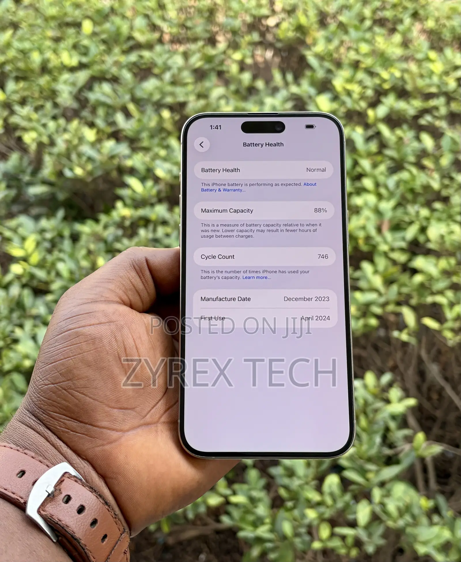 Apple iPhone 15 Pro Max 256 GB Silver