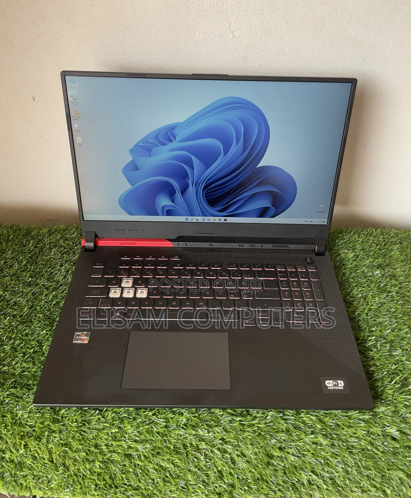 Laptop Asus ROG Strix G17 24GB AMD Ryzen 5 SSD 512GB