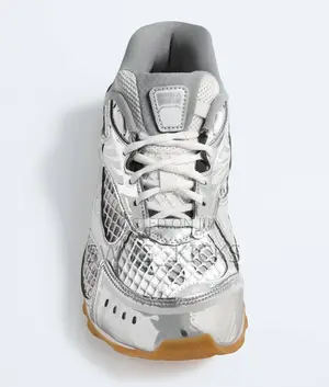 Bottega Veneta Orbit Silver/White