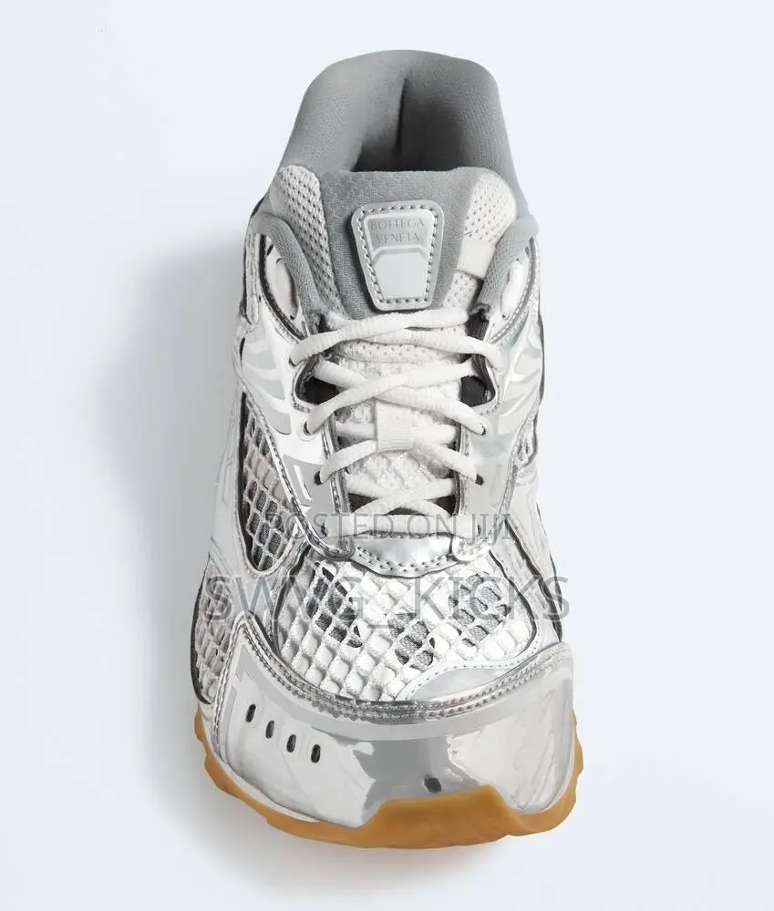 Bottega Veneta Orbit Silver/White
