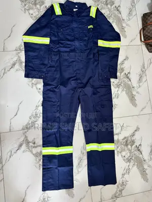 Navy Reflective Coverall