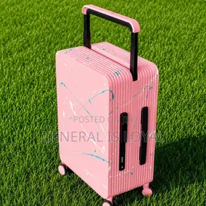 Peach Hand Luggage 8kg Traveling Bag With Lock