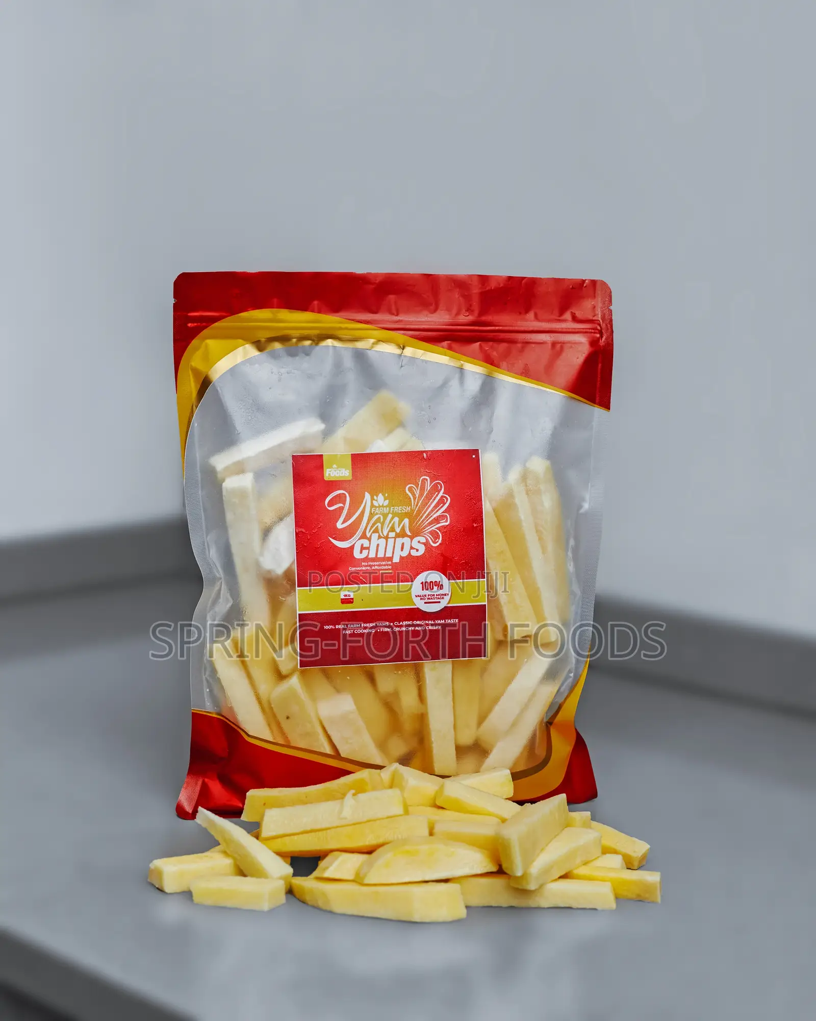 Frozen Yam Chips (French Fries Style)