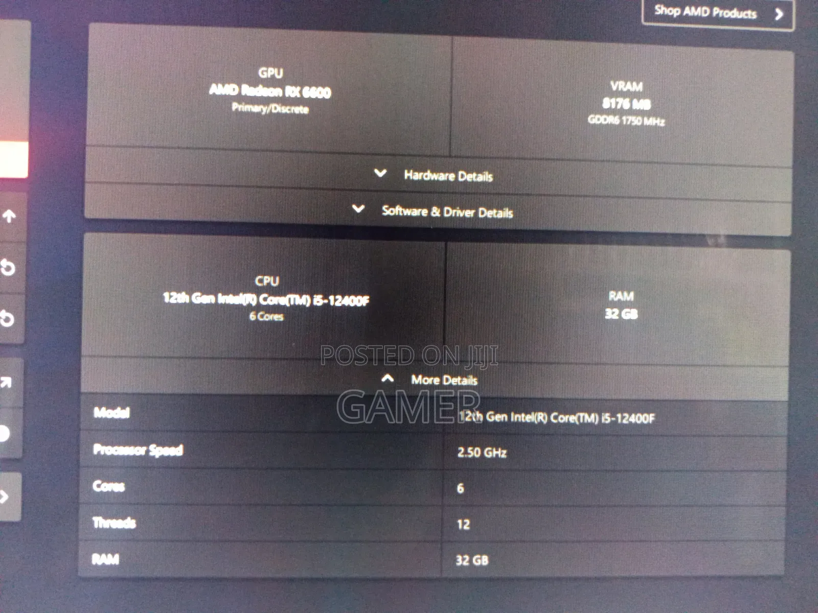 Desktop Computer MSI model 32GB Intel Core i5 SSD 1T