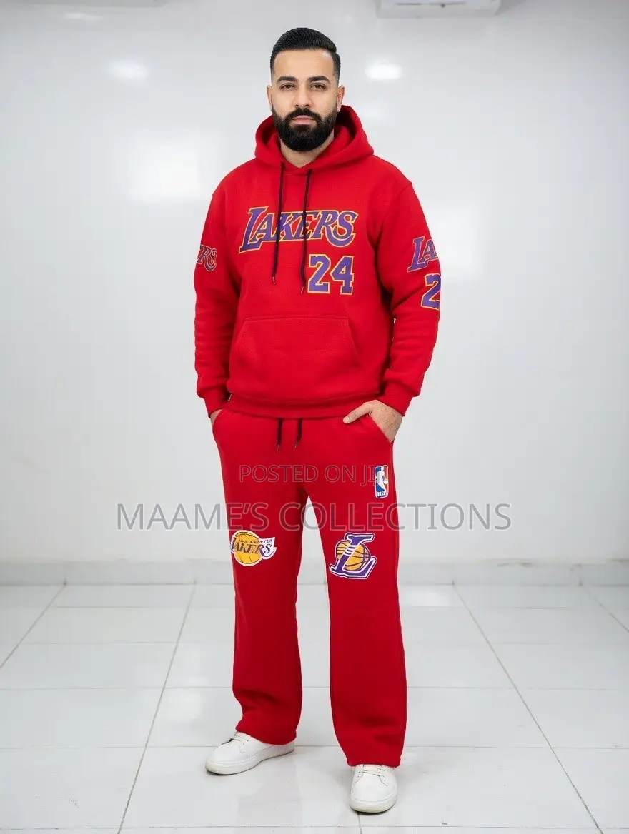 Men’s Graphic Hoodies Tracksuit Set – 2-Piece
