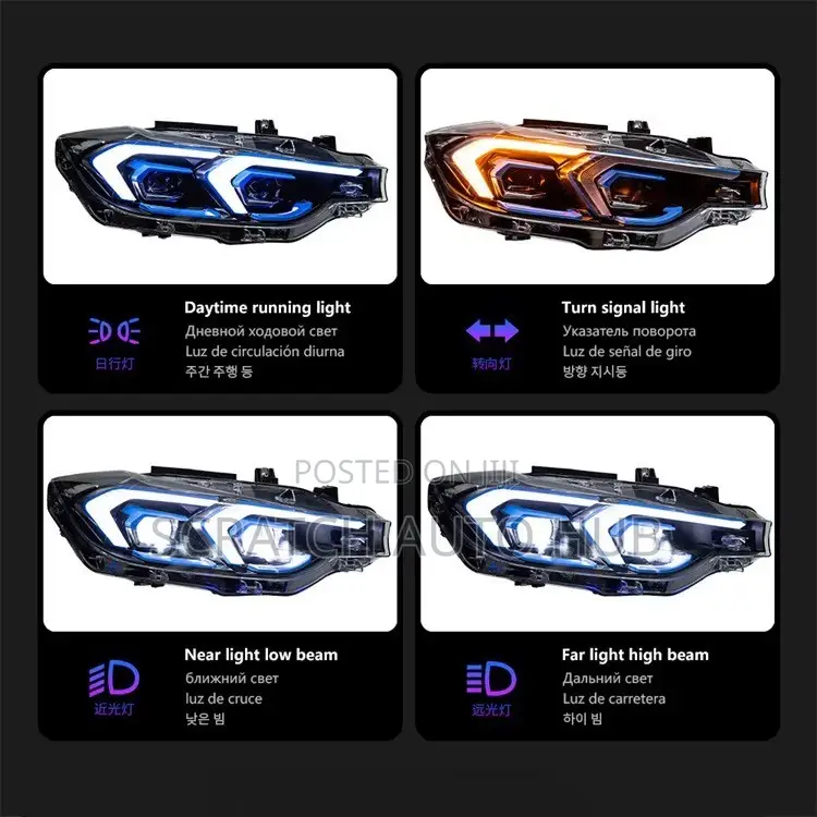 BMW F30 Led Headlights Spec -2012-2018