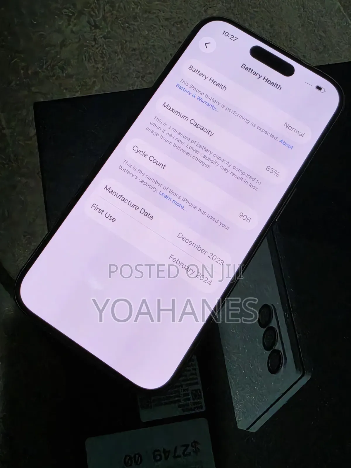 Apple iPhone 15 Pro 128 GB Black