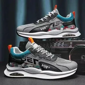 Casual Breathable Mesh Sneakers, Men's Running Shoes