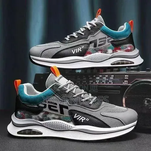 Casual Breathable Mesh Sneakers, Men's Running Shoes