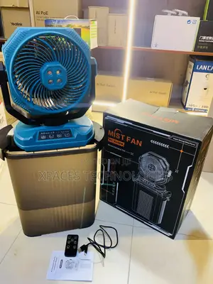15L Rechargeable 20000mAh Battery, Mist Cooling Fan , Indoor/ Outdoor