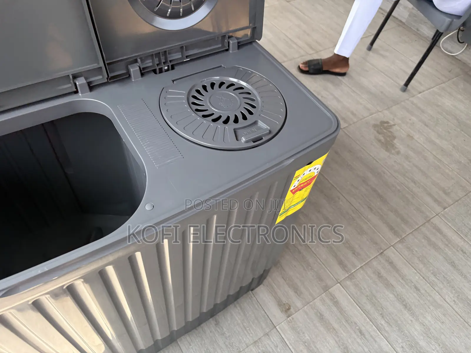 Low Water and Energy Consumption Nasco 11kg Twin Tub Washing Machine