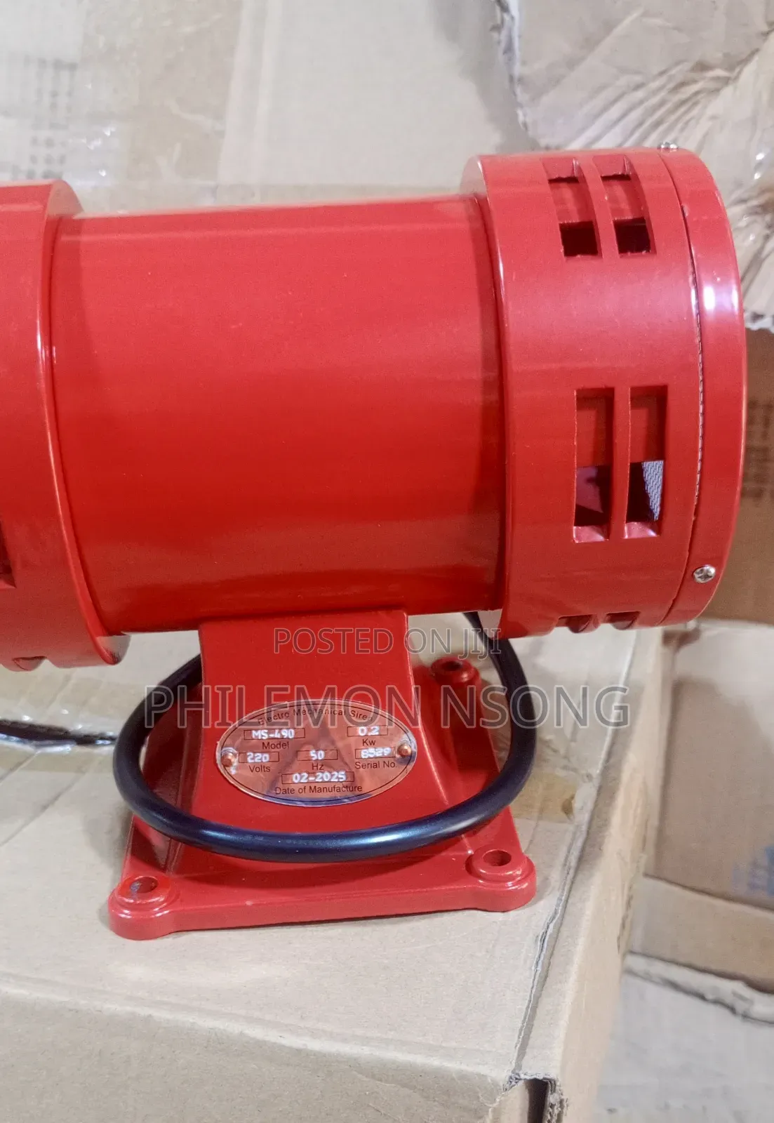 Motor - Driven Siren Ms-490