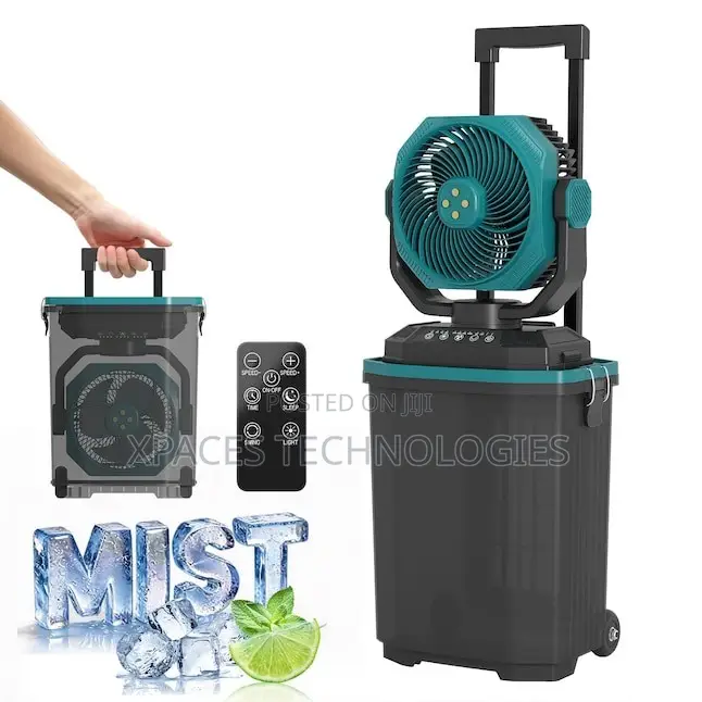 15L Rechargeable 20000mAh Battery, Mist Cooling Fan , Indoor/ Outdoor