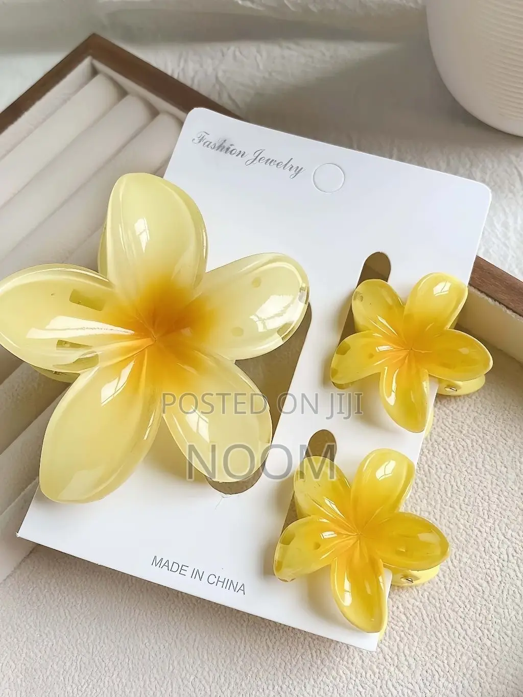 Colourful Floral Hair Claw Clip