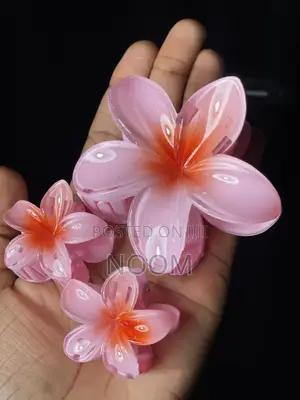 Colourful Floral Hair Claw Clip