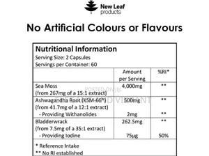 Sea Moss , Pure Irish Sea Moss Complex