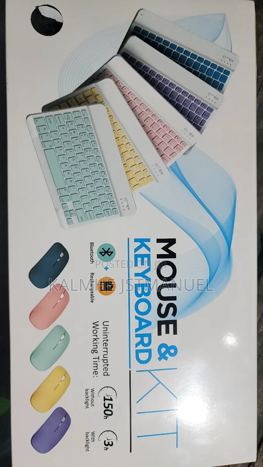 Wireless Rechargeable Keyboard and Mouse Combo
