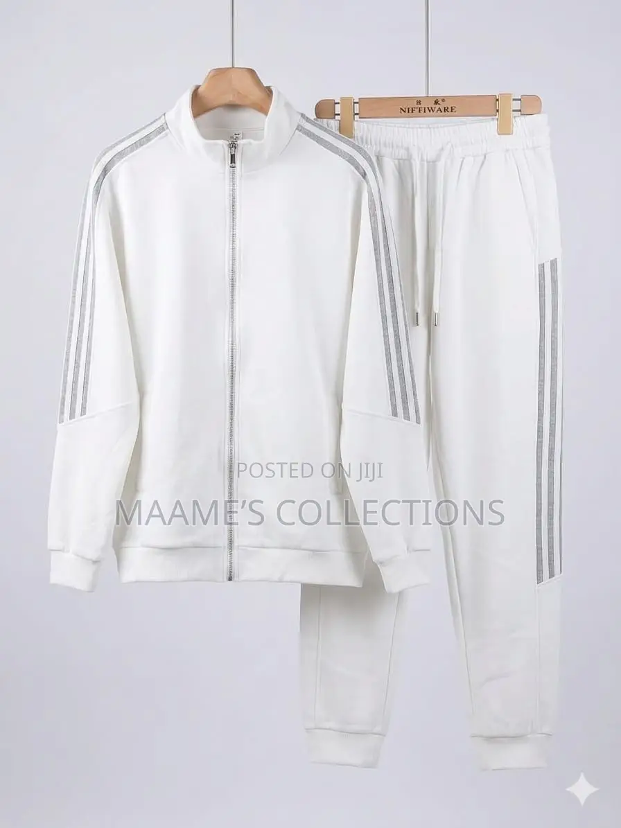 Unisex Design Tracksuit Top and Down Set
