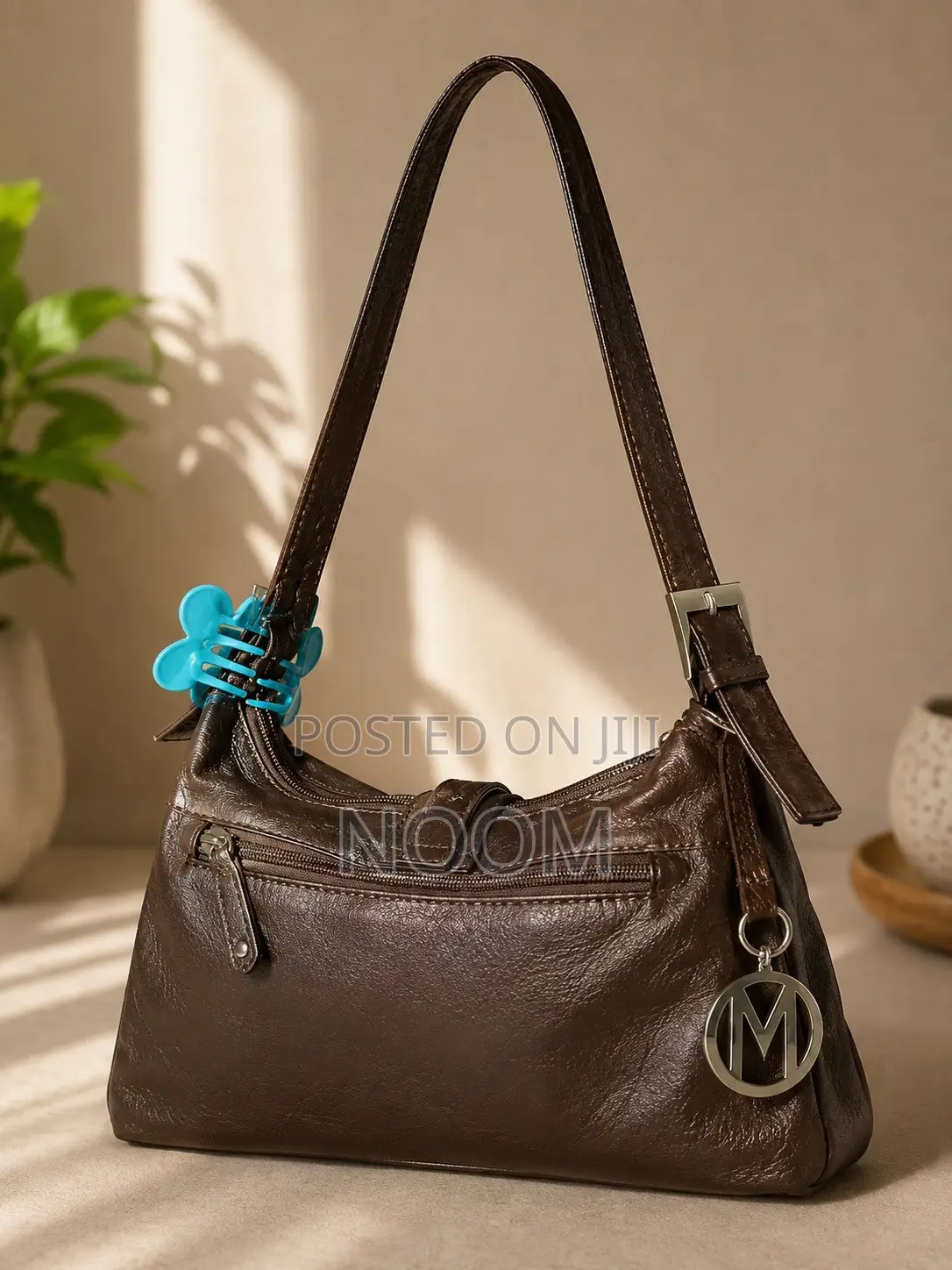 Vintage Style Brown Leather Bag
