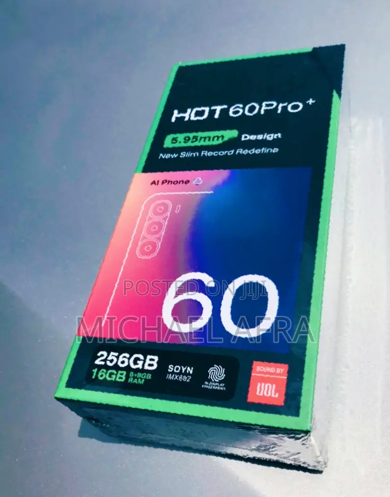 New Infinix Hot 60 Pro+ 256 GB Black