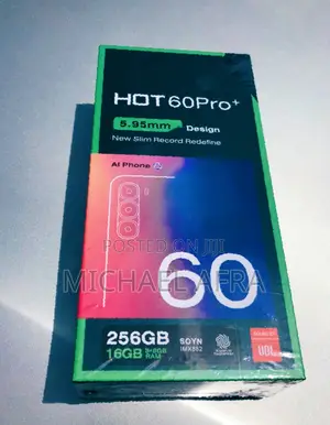 New Infinix Hot 60 Pro+ 256 GB Black