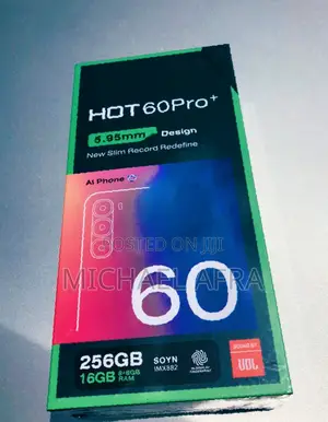 New Infinix Hot 60 Pro+ 256 GB Black