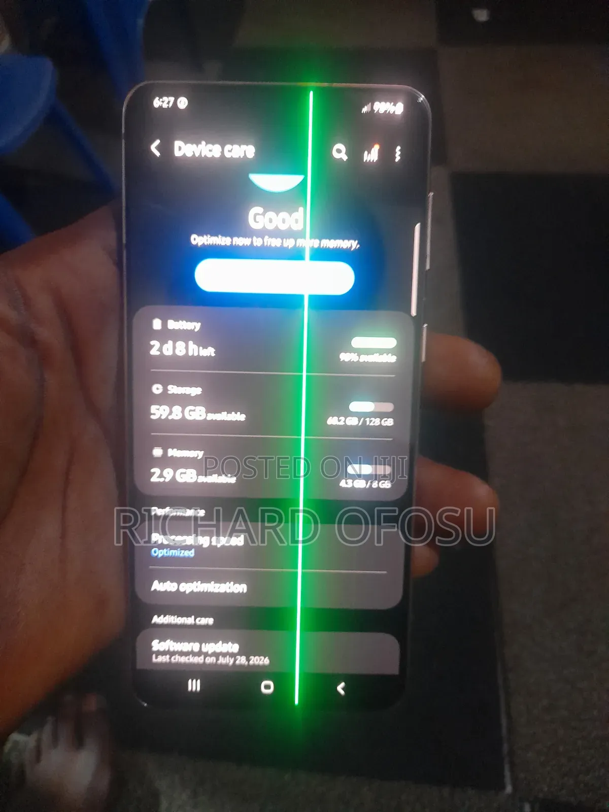 Samsung Galaxy S21 5G 128 GB Gold