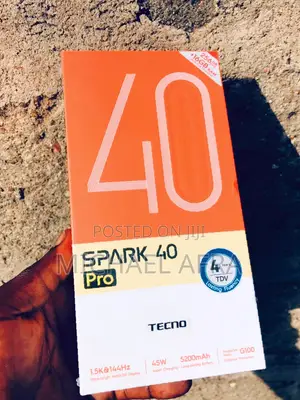 New Tecno Spark 40 Pro 256 GB Black