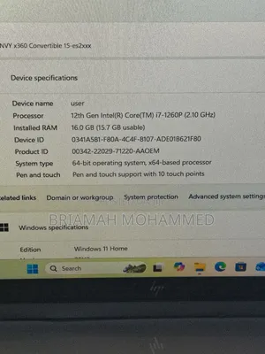 Laptop HP Compaq NX6120 16GB Intel Core i7 SSD 512GB
