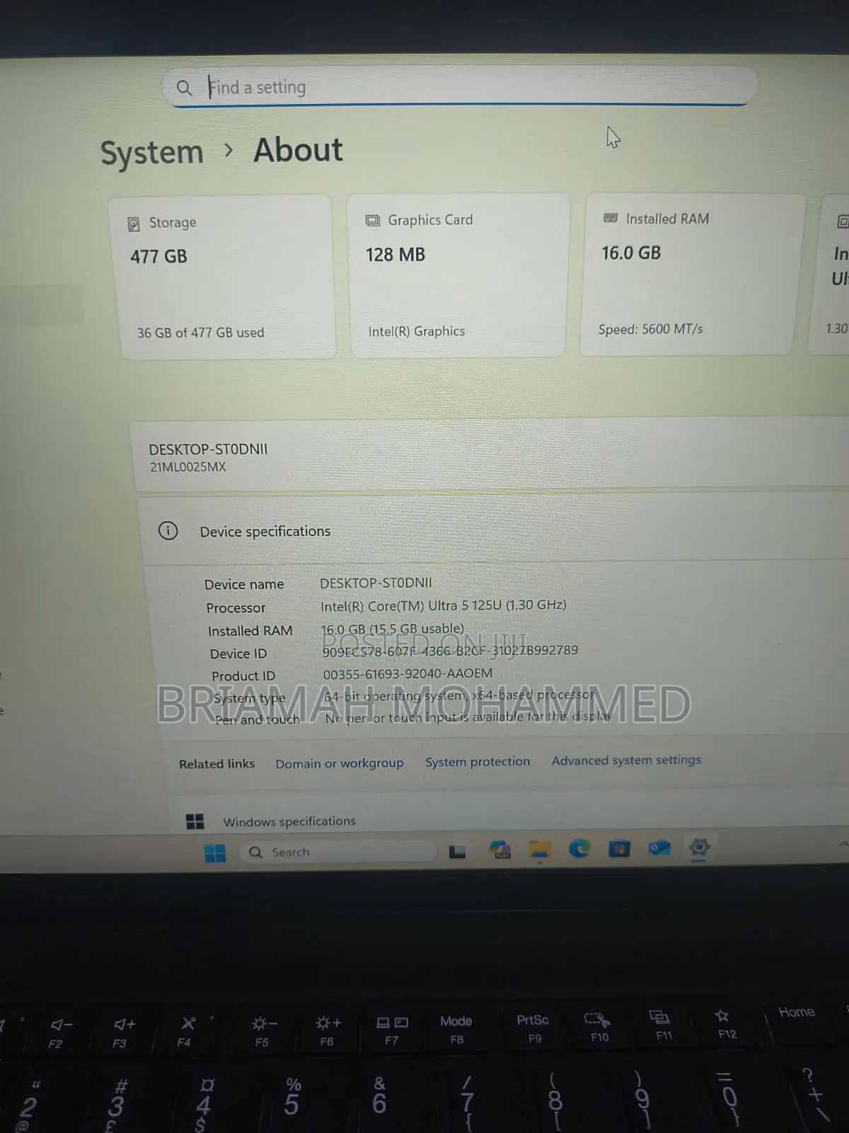 Laptop HP Compaq NX6120 16GB Intel Core i7 SSD 512GB