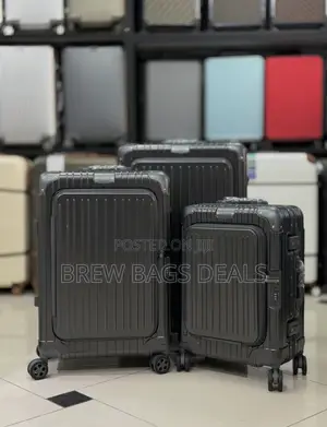 Premium Quality 3set Zipless Aluminum Suitcase With Laptop Pocket.