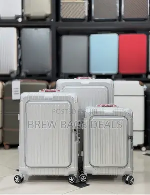 Premium Quality 3set Zipless Aluminum Suitcase With Laptop Pocket.