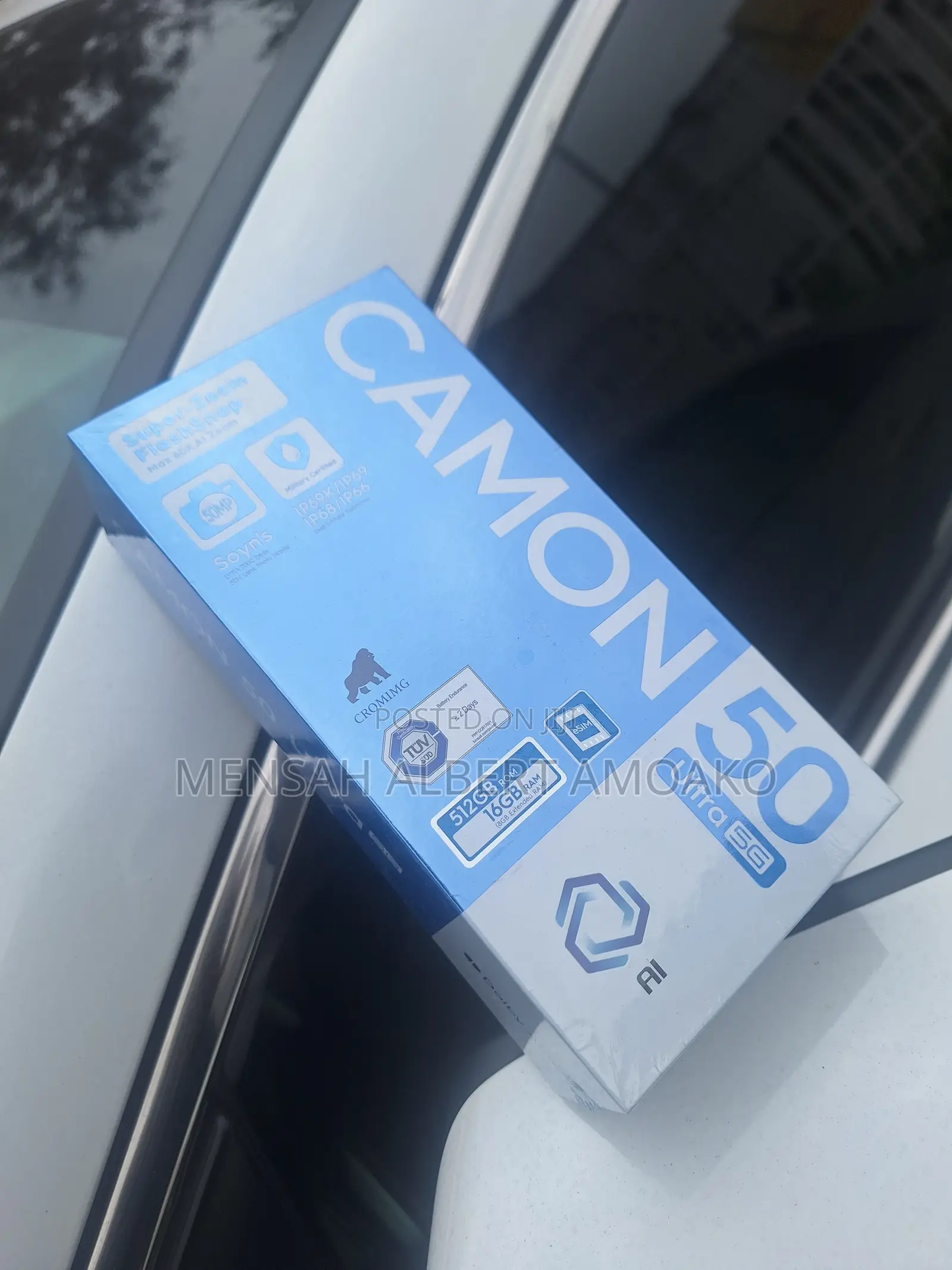 New Tecno Camon 50 Ultra 512 GB Black