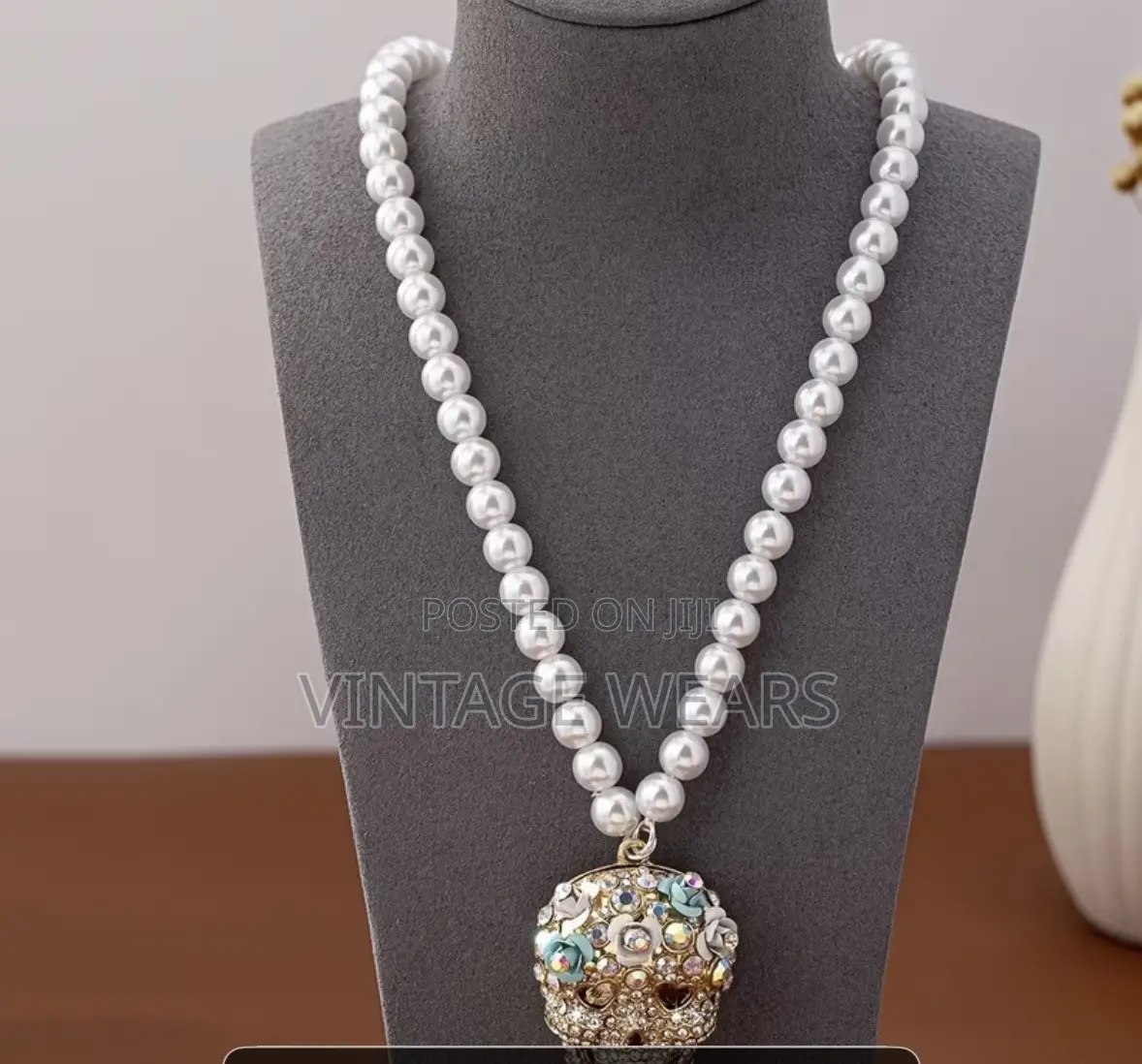 Jesus Piece and Skull Head Necklace Available