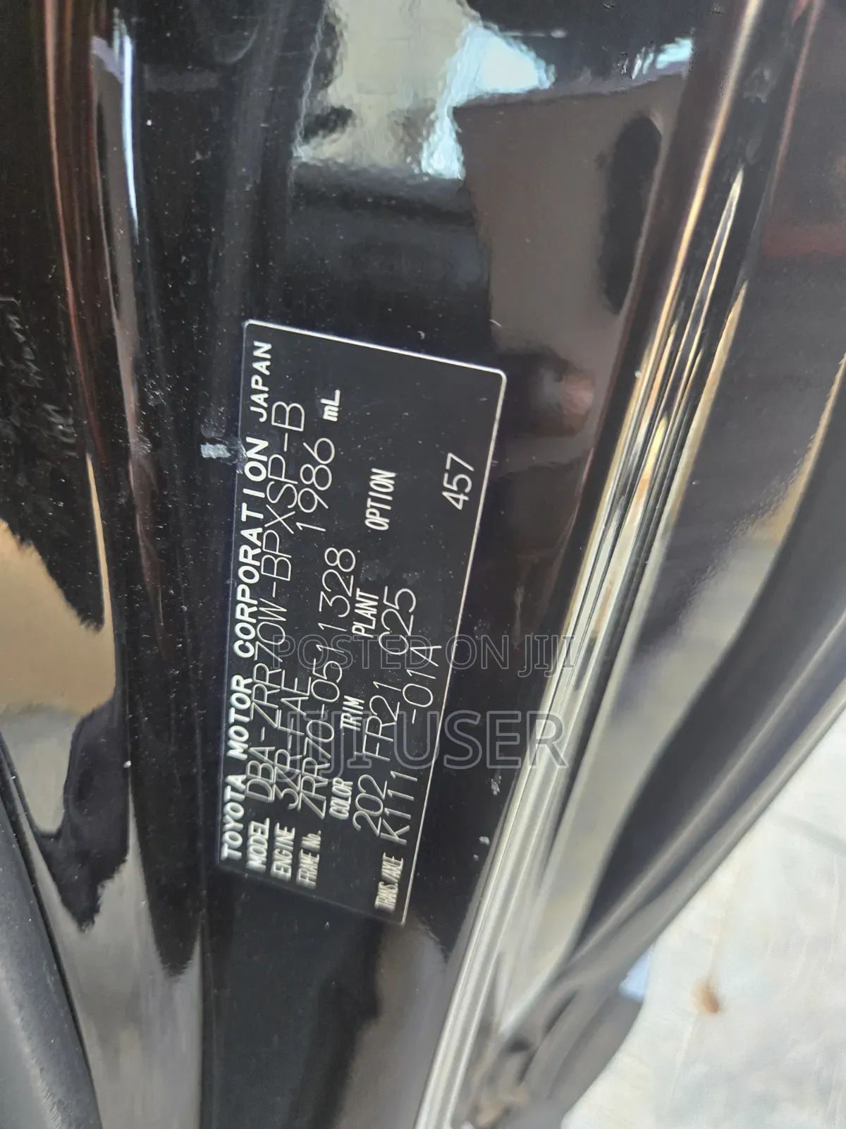 Toyota Voxy 2012 Black