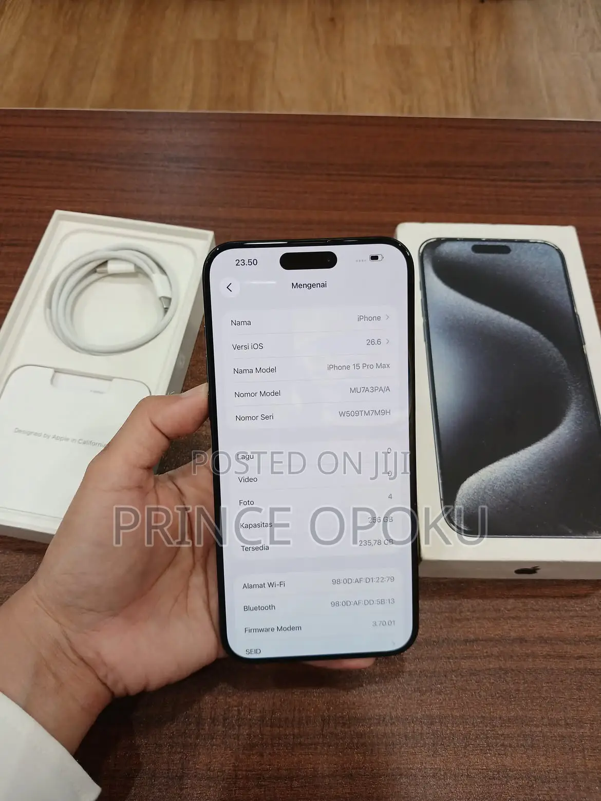 Apple iPhone 15 Pro Max 256 GB Gray