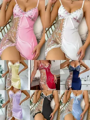 Women’s Pink Straight Nightwear Set With Pant