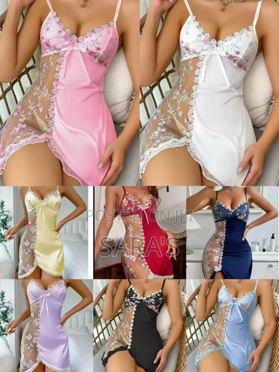 Women’s Pink Straight Nightwear Set With Pant