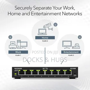 NetGear 8-Port Gigabit Smart Ethernet Plus Switch (GS308E)