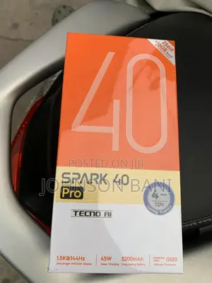 New Tecno Spark 40 Pro 256 GB Black