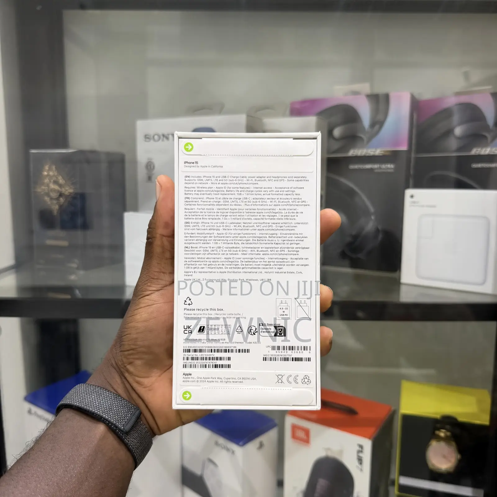 New Apple iPhone 15 128 GB Blue