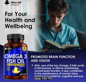 Omega 3 Fish Oil, 2000mg With EPA and DHA