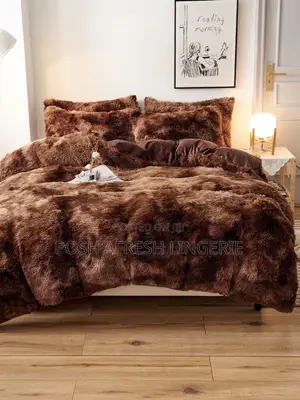 Fur Fluffy Duvet Bedsheet Sets