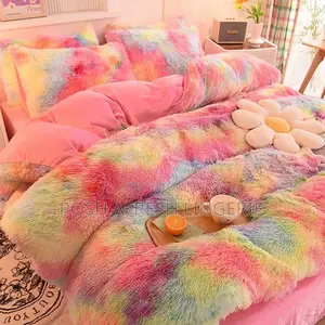 Fur Fluffy Duvet Bedsheet Sets
