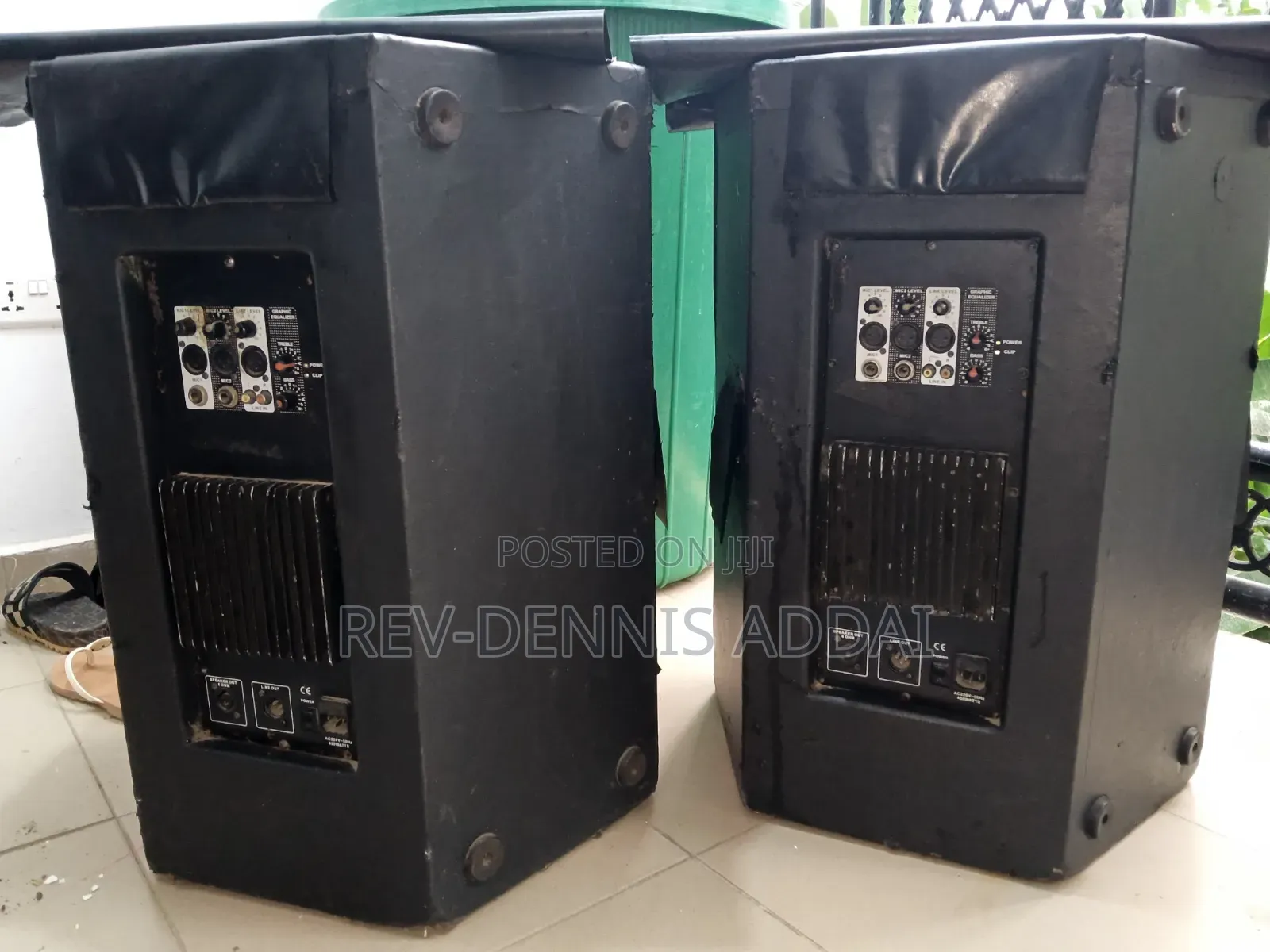 Pair of 15 Inches Active Speakers