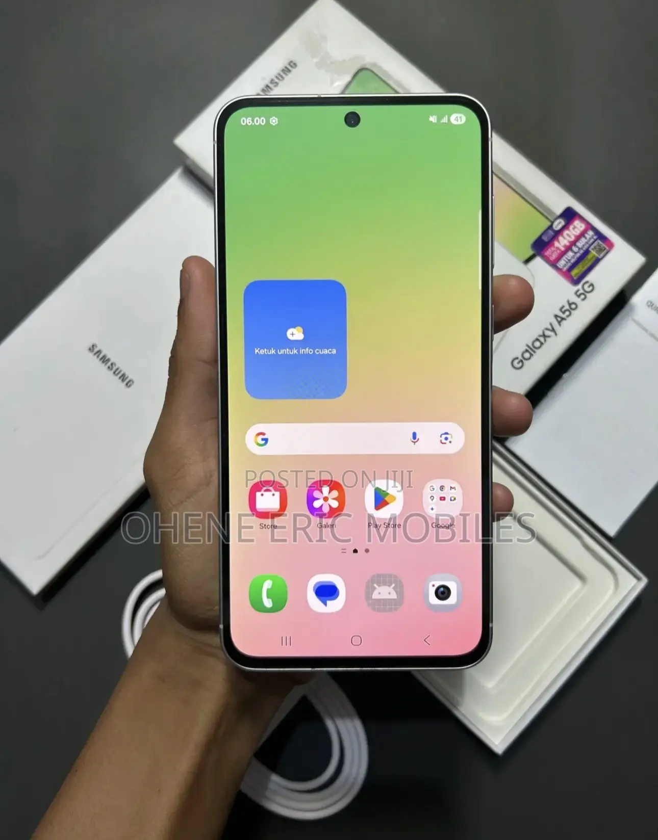 New Samsung Galaxy A56 256 GB White