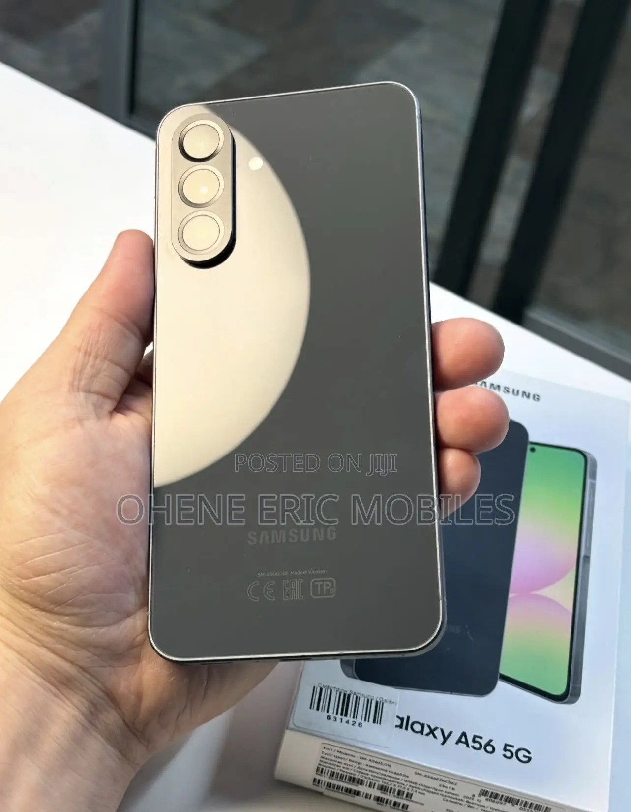 New Samsung Galaxy A56 256 GB Black Ohene Eric Mobiles Price GH new-samsung-galaxy-a56-256-gb-black-ohene-eric-mobiles-price-gh